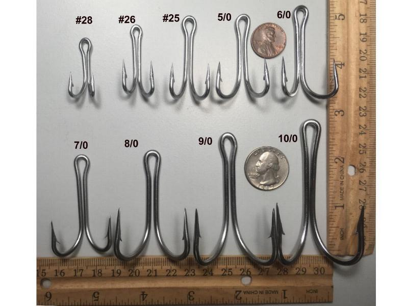 7982/7897 Stainless Steel double tuna Hooks