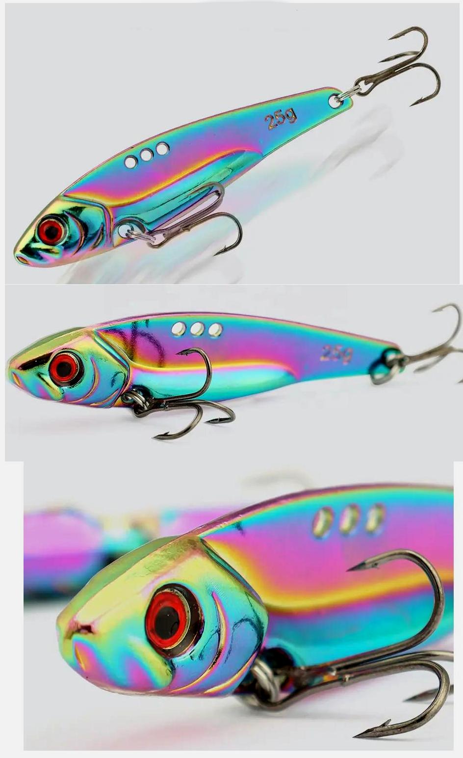 Metal Vibe Bait highly reflective