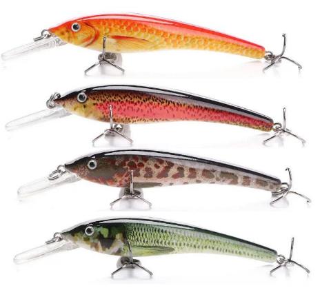 3in floating swimming trolling lure 