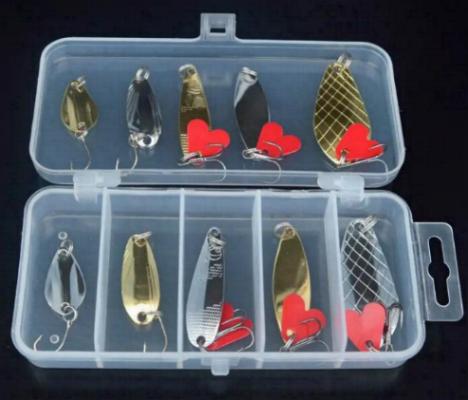 10 pc gold silver casting spoon set 3