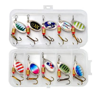 10 pc spinner lures cast or troll
